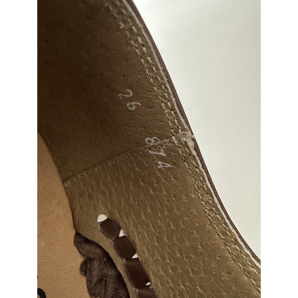 New‎ Mestizo Artesanias Shoes Womens Size 26. US 9 Floral Embroidered Leather - Picture 4 of 7